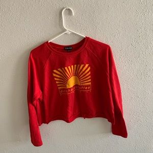 Women’s Cropped Dutch Bros Sweatshirt!